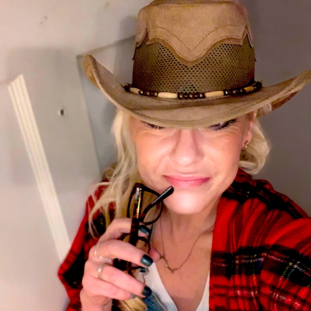 Head N Home woman’s Custom Leather Sunhat